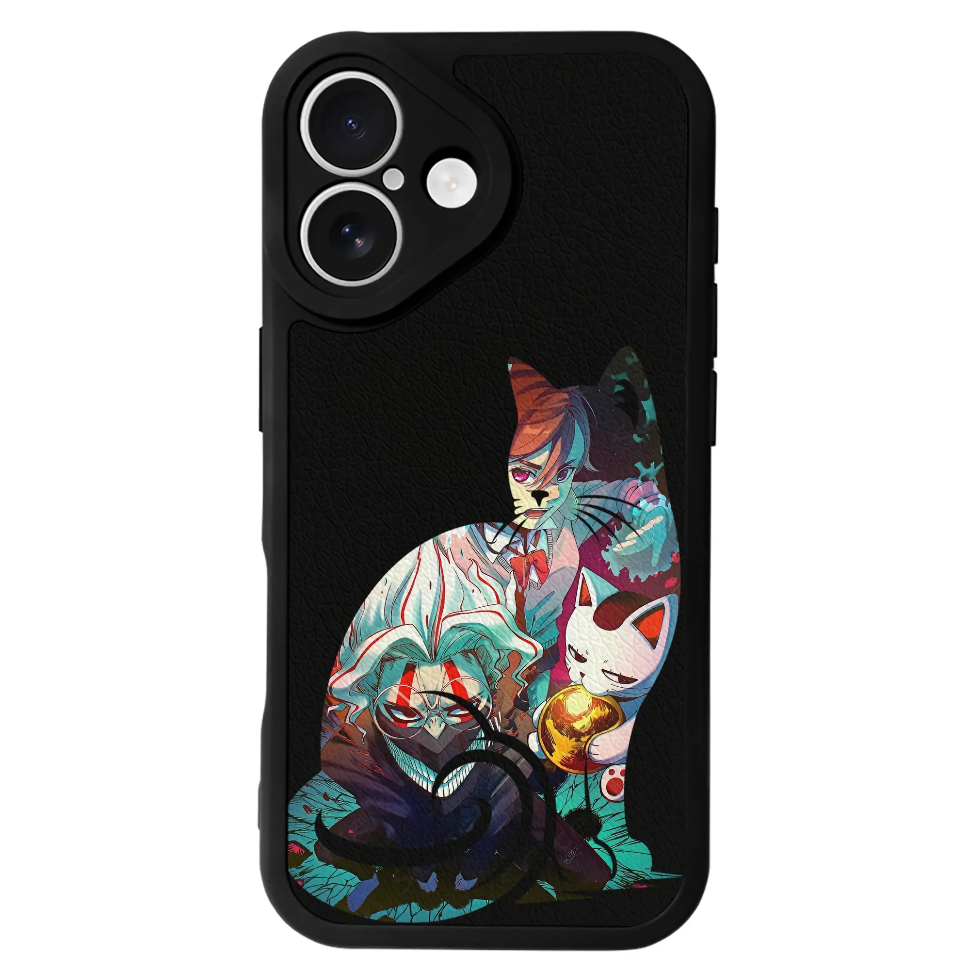 ダンダダン グッズ,綾瀬桃 - IPhone 16シリーズ対応 ・ シリコンスマホケース ・ レザー調 ・ 高精度フィット ・ 耐衝撃 ・ ワイヤレス充電対応 ・ 精密カット